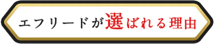 エフリードが選ばれる理由